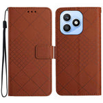 For Honor X8d 4G Etui Pung Præget PU Læder Flip Folio Telefon Cover