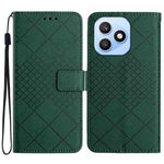For Honor X8d 4G Etui Pung Præget PU Læder Flip Folio Telefon Cover