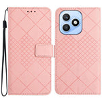 For Honor X8d 4G Etui Pung Præget PU Læder Flip Folio Telefon Cover