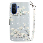 3D Pattern Printing Phone Cover for Huawei nova Y70 Plus 4G, Well-protected PU Leather Stand Wallet Phone Case with Strap
