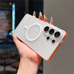 For Samsung Galaxy S26 Ultra Magnetic Phone Case Matte Texture Shockproof Protective PC Cover