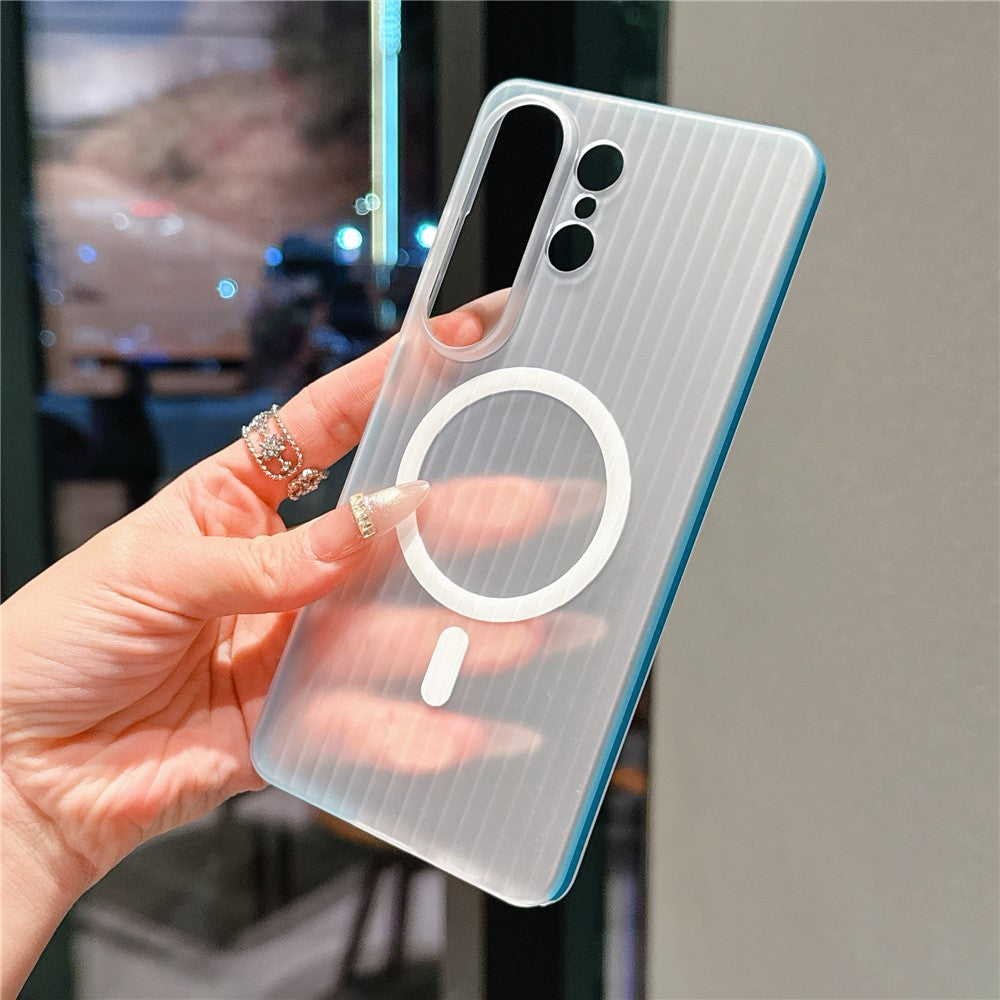 For Samsung Galaxy S26 Ultra Magnetic Phone Case Matte Texture Shockproof Protective PC Cover