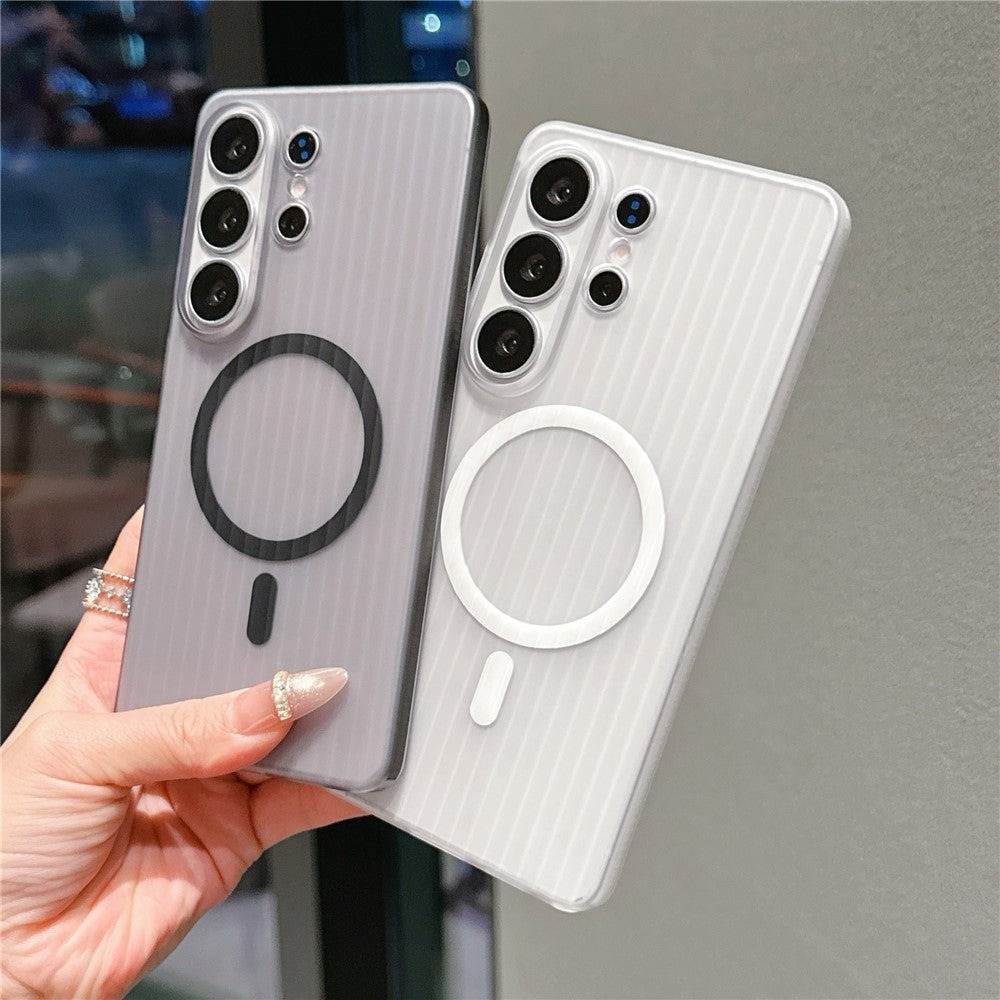 For Samsung Galaxy S26 Ultra Magnetic Phone Case Matte Texture Shockproof Protective PC Cover
