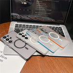 For Samsung Galaxy S26 Ultra Magnetic Phone Case Matte Texture Shockproof Protective PC Cover
