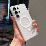 For Samsung Galaxy S26 Ultra Magnetic Phone Case Matte Texture Shockproof Protective PC Cover