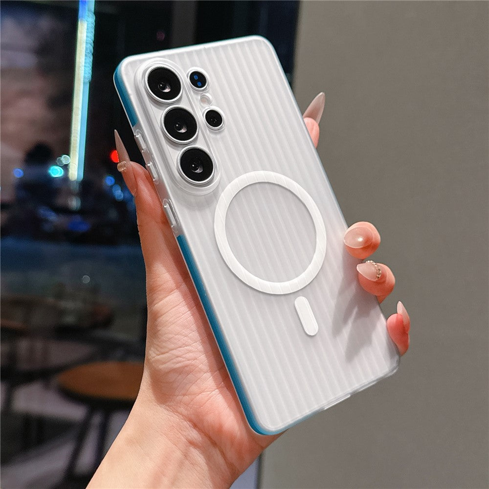 For Samsung Galaxy S26 Ultra Magnetic Phone Case Matte Texture Shockproof Protective PC Cover