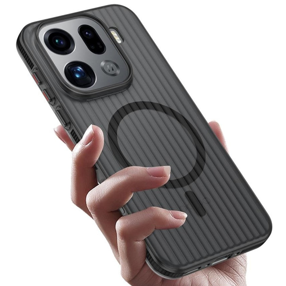 For Oppo Find X9 5G Magnetic Phone Case Matte Texture Shockproof Protective PC Cover