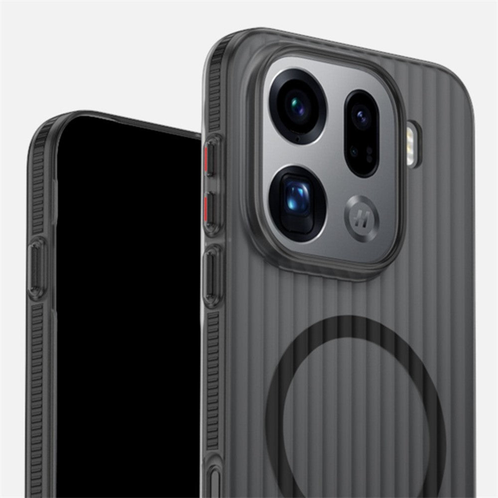 For Oppo Find X9 5G Magnetic Phone Case Matte Texture Shockproof Protective PC Cover