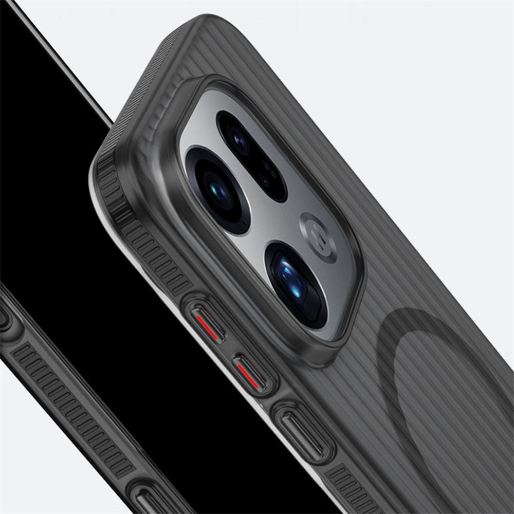 For Oppo Find X9 Pro 5G Magnetic Phone Case Matte Texture Shockproof Protective PC Cover