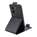Stativcover med magnetisk lukning til Xiaomi Poco X8 Pro 5G / Redmi Turbo 5 5G, lodret vendbart telefonetui af læder med kortholder