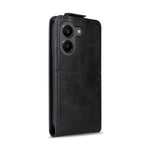 Stativcover med magnetisk lukning til Xiaomi Poco X8 Pro 5G / Redmi Turbo 5 5G, lodret vendbart telefonetui af læder med kortholder