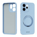 ABEEL För Oppo Reno15 F 5G Magnetiskt Skal Stativ Skin Touch Flytande Silikon mobilskal