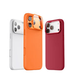 Magnetic Case for iPhone 18 Pro / 17 Pro  /  16 Pro Liquid Silicone Mobile Cover with Lens Protector Kickstand Compatible with MagSafe