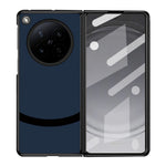 For Oppo Find N6 5G Case Business Patchwork PU Leather Coated PC Phone Cover