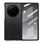 Til Oppo Find N6 5G Cover Litchi Tekstur PU Læderbelagt PC + TPU Beskyttende Telefon Bagside