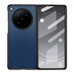 For Oppo Find N6 5G Case Litchi Texture PU Leather Coated PC + TPU Protective Phone Back Cover