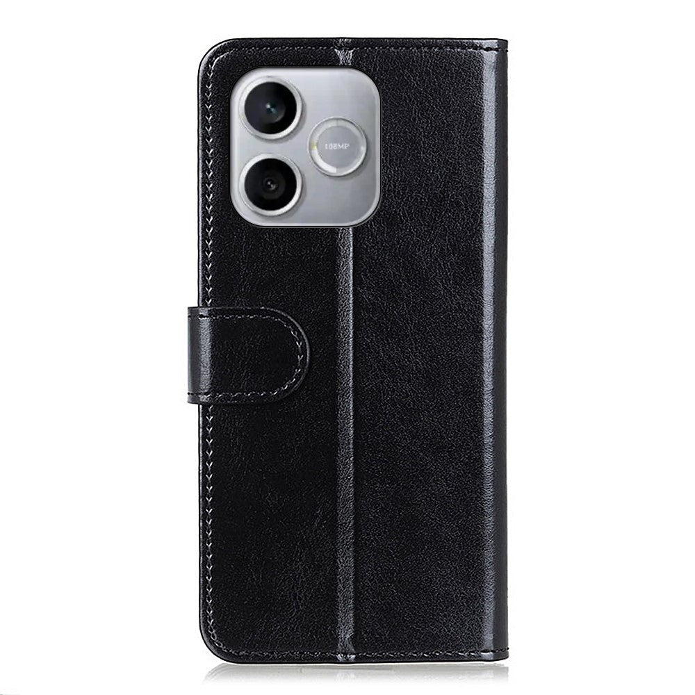 For Honor 600 Lite 5G Case Crazy Horse Texture PU Leather Phone Stand Cover