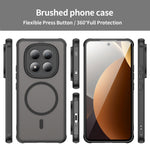 WANLONFENG For Xiaomi Redmi Note 15 4G (Global) FD Series Magnetic Case with Screen Film Skin Touch TPU + PC Phone Back Cover