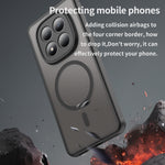 WANLONFENG For Xiaomi Redmi Note 15 4G (Global) FD Series Magnetic Case with Screen Film Skin Touch TPU + PC Phone Back Cover