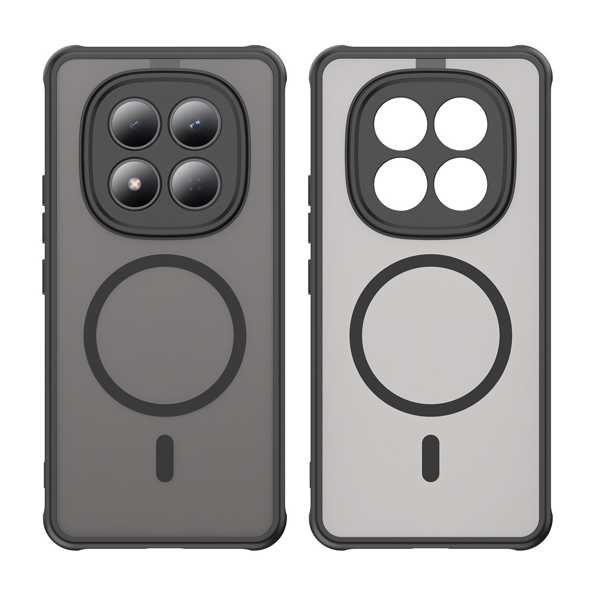 WANLONFENG För Xiaomi Redmi Note 15 4G (Global) FD-serien Magnetiskt Skal med Skärmfilm Skin Touch TPU + PC mobil Baksida