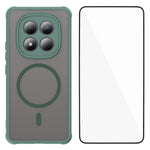 WANLONFENG For Xiaomi Redmi Note 15 4G (Global) FD Series Magnetic Case with Screen Film Skin Touch TPU + PC Phone Back Cover