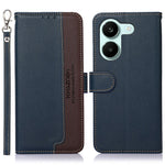 KHAZNEH Leather Case for Xiaomi Redmi Turbo 5 5G  /  Poco X8 Pro 5G RFID Blocking Wallet Litchi Texture PU Phone Cover with Strap