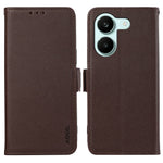 ABEEL Leather Case for Xiaomi Redmi Turbo 5 5G  /  Poco X8 Pro 5G Litchi Texture RFID Blocking Phone Cover