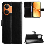 For Xiaomi Redmi Turbo 5 Max 5G / Xiaomi Poco X8 Pro Max 5G PU Leather Case with Strap Crazy Horse Texture Phone Wallet Cover