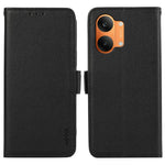 ABEEL Leather Case for Xiaomi Poco X8 Pro Max 5G  /  Redmi Turbo 5 Max 5G Litchi Texture RFID Blocking Phone Cover