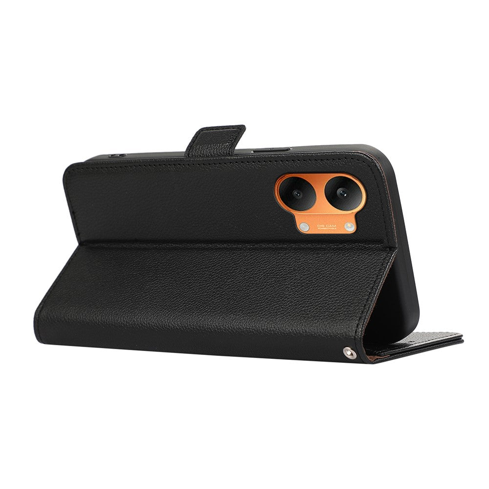 ABEEL Leather Case for Xiaomi Poco X8 Pro Max 5G  /  Redmi Turbo 5 Max 5G Litchi Texture RFID Blocking Phone Cover