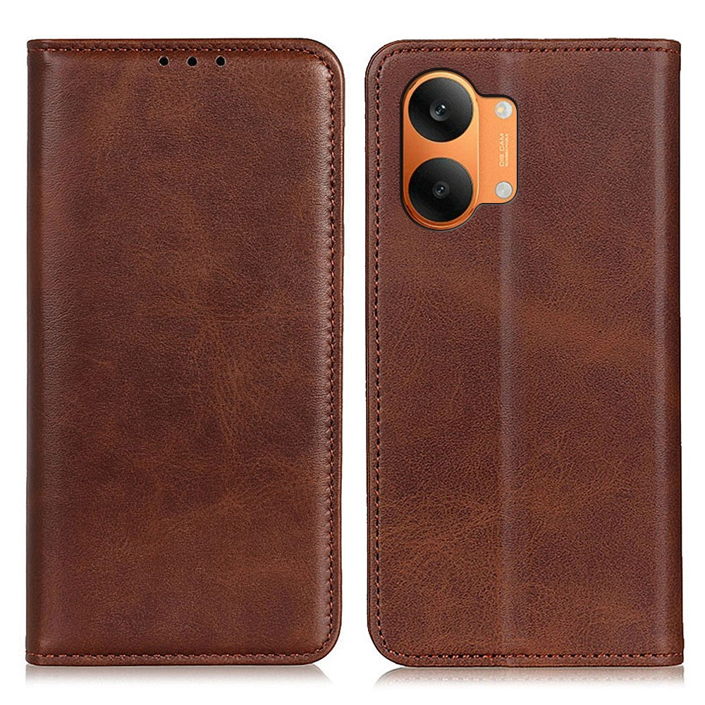 Case for Xiaomi Poco X8 Pro Max 5G  /  Redmi Turbo 5 Max 5G Cowhide Texture Split Leather Flip Wallet Phone Cover