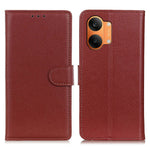 Wallet Case for Xiaomi Poco X8 Pro Max 5G  /  Redmi Turbo 5 Max 5G PU Leather Phone Cover Litchi Texture