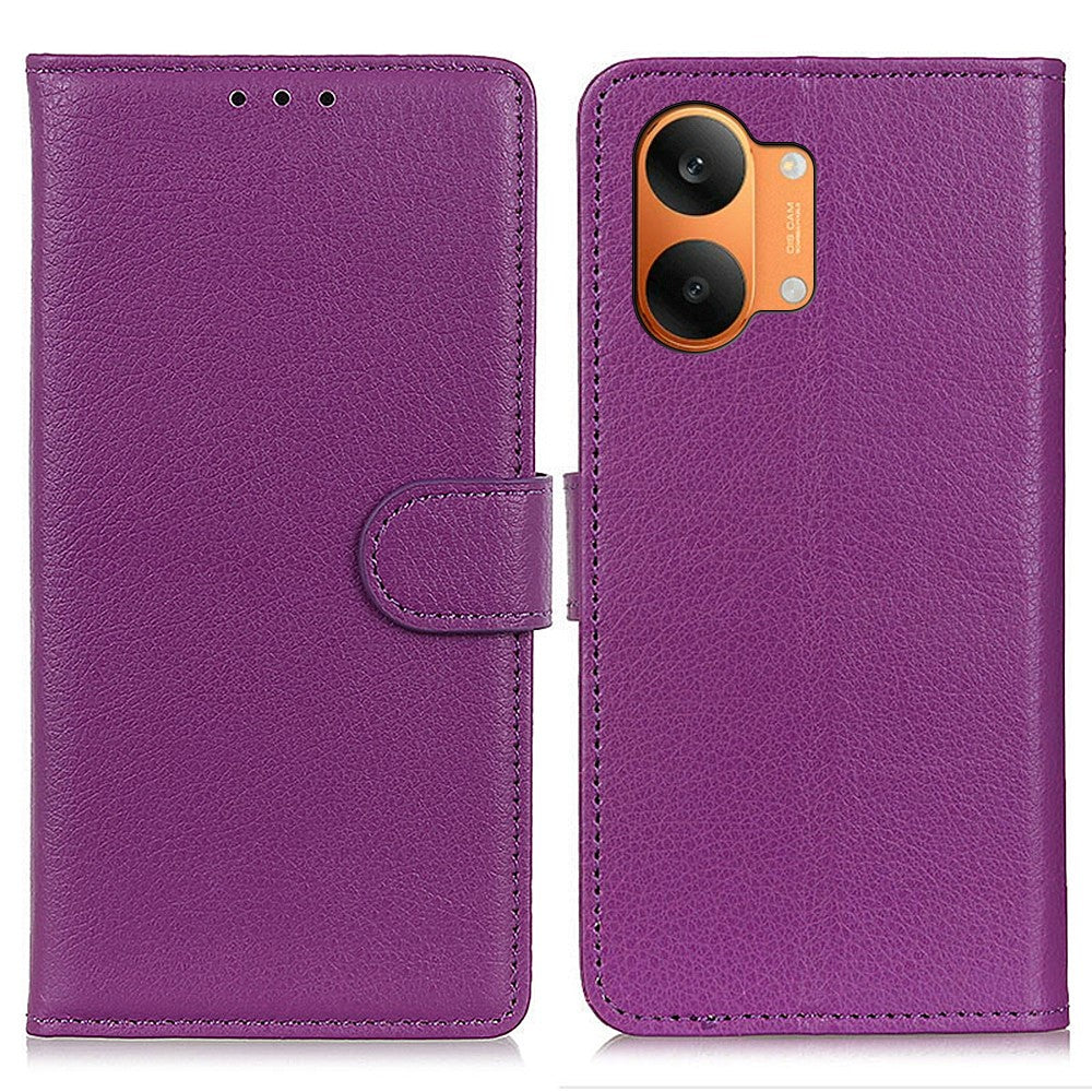 Wallet Case for Xiaomi Poco X8 Pro Max 5G  /  Redmi Turbo 5 Max 5G PU Leather Phone Cover Litchi Texture