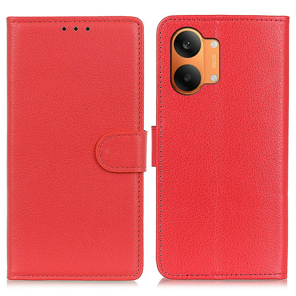 Wallet Case for Xiaomi Poco X8 Pro Max 5G  /  Redmi Turbo 5 Max 5G PU Leather Phone Cover Litchi Texture