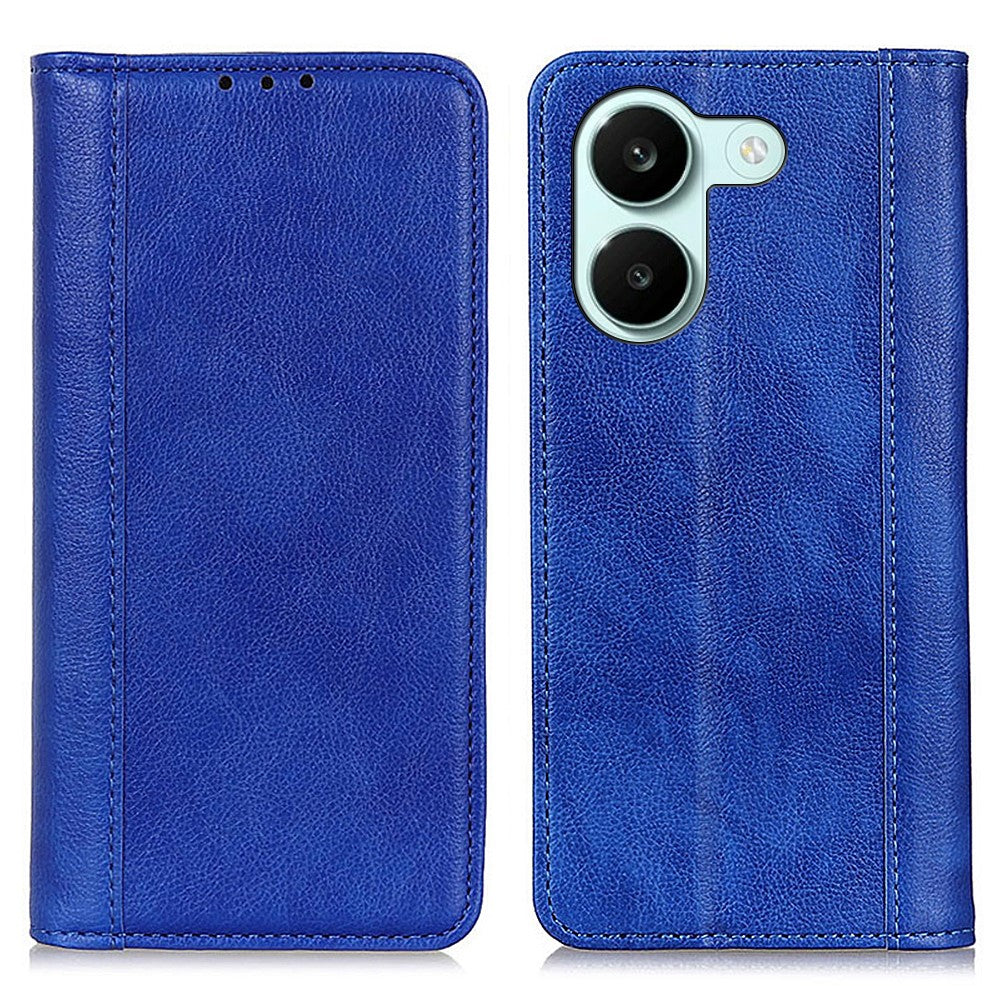Stand Case for Xiaomi Poco X8 Pro 5G  /  Redmi Turbo 5 5G Split Leather Litchi Texture Wallet Phone Cover