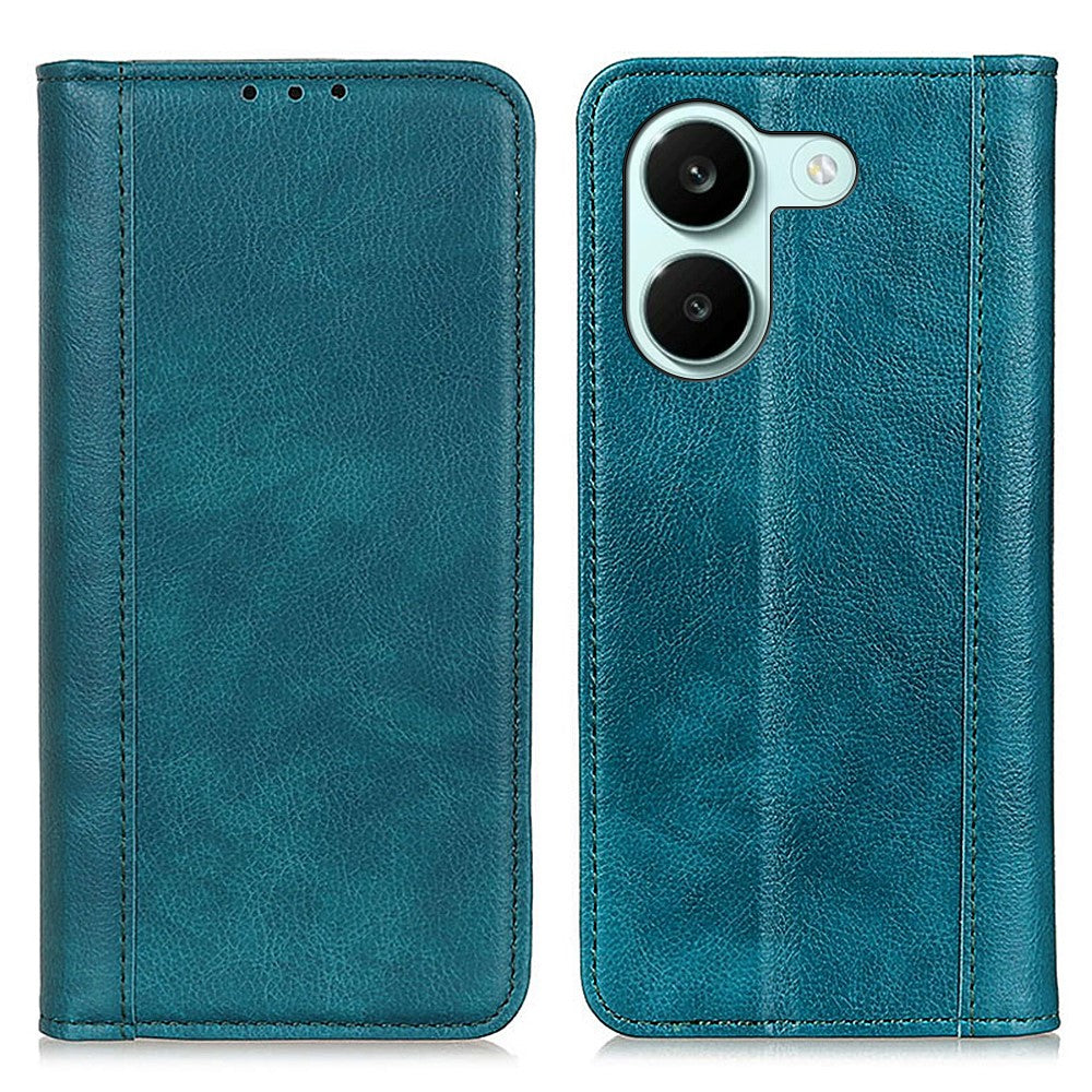 Stand Case for Xiaomi Poco X8 Pro 5G  /  Redmi Turbo 5 5G Split Leather Litchi Texture Wallet Phone Cover