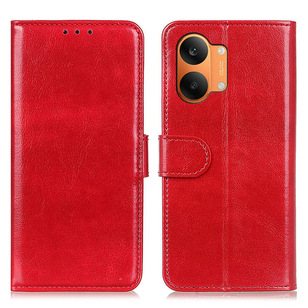 Case for Xiaomi Poco X8 Pro Max 5G  /  Redmi Turbo 5 Max 5G Crazy Horse Texture PU Leather Phone Stand Cover