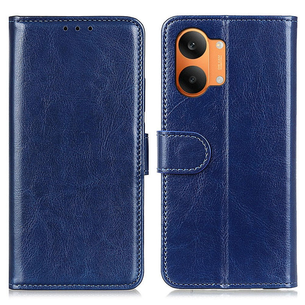 Case for Xiaomi Poco X8 Pro Max 5G  /  Redmi Turbo 5 Max 5G Crazy Horse Texture PU Leather Phone Stand Cover