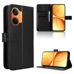 For Xiaomi Redmi Turbo 5 Max 5G / Xiaomi Poco X8 Pro Max 5G Leather Wallet Case with Strap Diamond Texture Phone Cover
