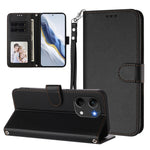 For Xiaomi Poco X8 Pro Max 5G / Xiaomi Redmi Turbo 5 Max 5G Leather Case Wallet Stand Phone Cover with Wrist Strap