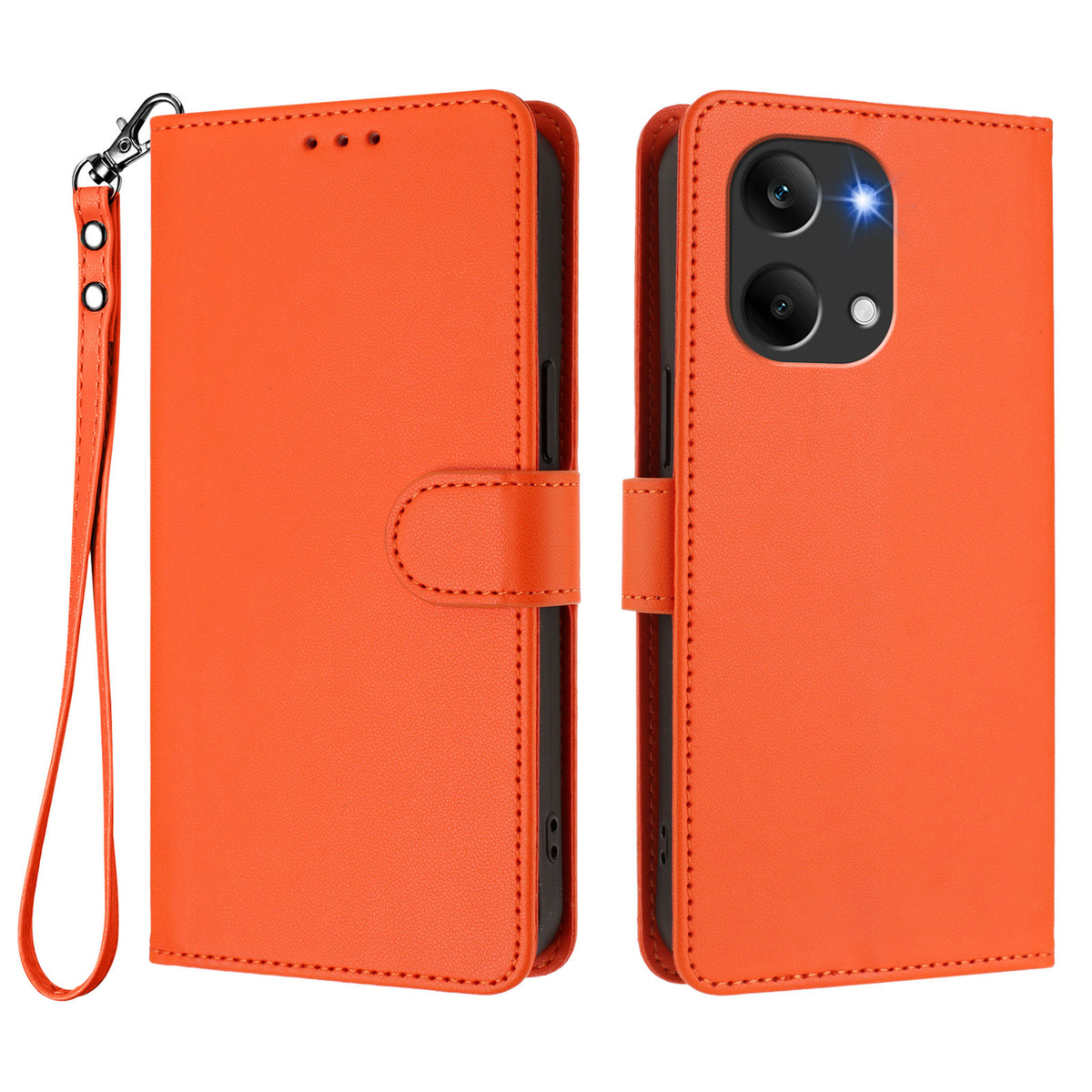 For Xiaomi Poco X8 Pro Max 5G / Xiaomi Redmi Turbo 5 Max 5G Leather Case Wallet Stand Phone Cover with Wrist Strap
