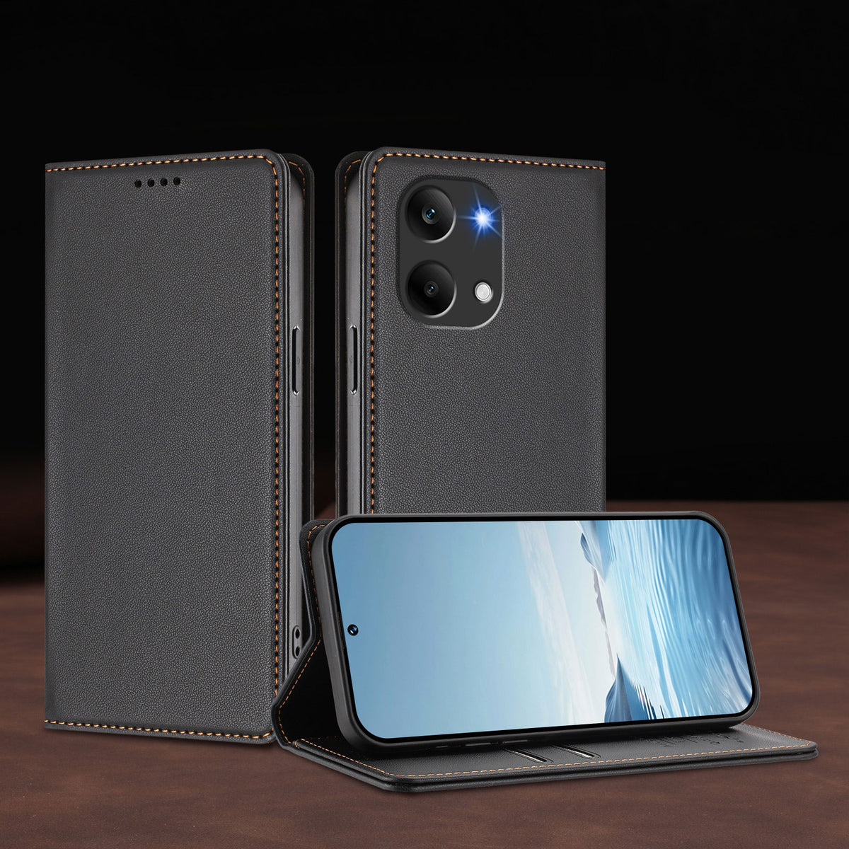 For Xiaomi Poco X8 Pro Max 5G / Xiaomi Redmi Turbo 5 Max 5G Leather Wallet Case Magnetic Closure RFID Blocking Phone Cover