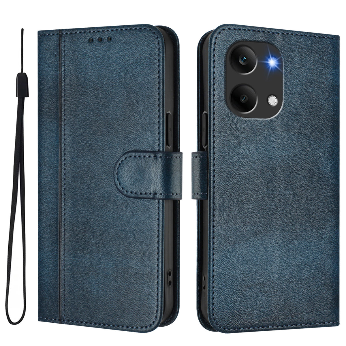 For Xiaomi Poco X8 Pro Max 5G / Xiaomi Redmi Turbo 5 Max 5G Cases Wallet Stand Retro Texture Leather Phone Cover with Lanyard