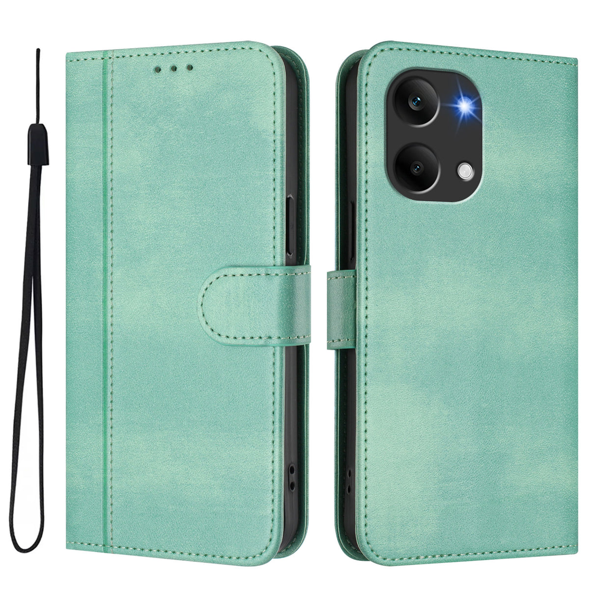 For Xiaomi Poco X8 Pro Max 5G / Xiaomi Redmi Turbo 5 Max 5G Cases Wallet Stand Retro Texture Leather Phone Cover with Lanyard