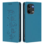 For Xiaomi Poco X8 Pro Max 5G / Xiaomi Redmi Turbo 5 Max 5G Case RFID Blocking Wallet Stand Imprinted Cat Pattern Leather Phone Cover