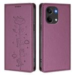 For Xiaomi Poco X8 Pro Max 5G / Xiaomi Redmi Turbo 5 Max 5G Case RFID Blocking Wallet Stand Imprinted Cat Pattern Leather Phone Cover