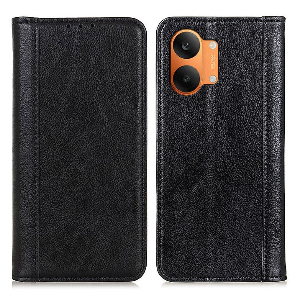 For Xiaomi Poco X8 Pro Max 5G / Redmi Turbo 5 Max 5G Stand Case Split Leather Litchi Texture Wallet Phone Cover