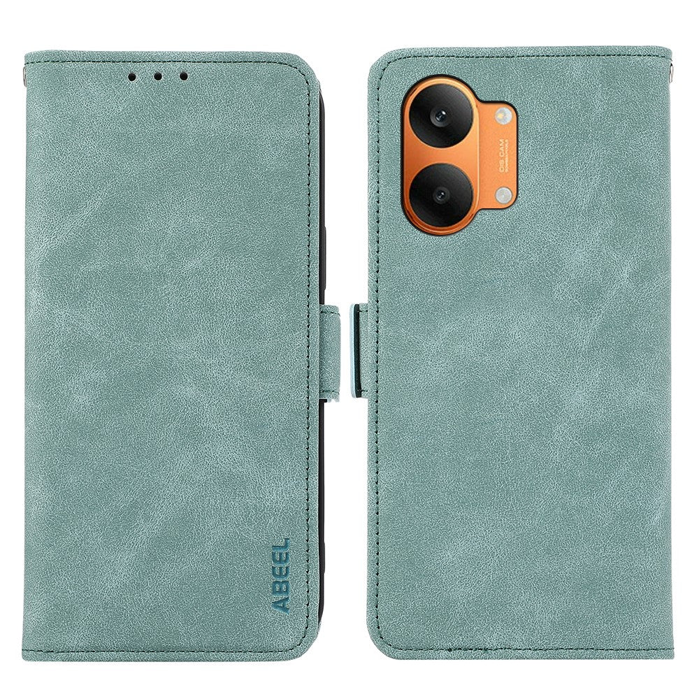 ABEEL For Xiaomi Poco X8 Pro Max 5G / Redmi Turbo 5 Max 5G Case PU Leather Folio Stand View RFID Blocking Phone Cover