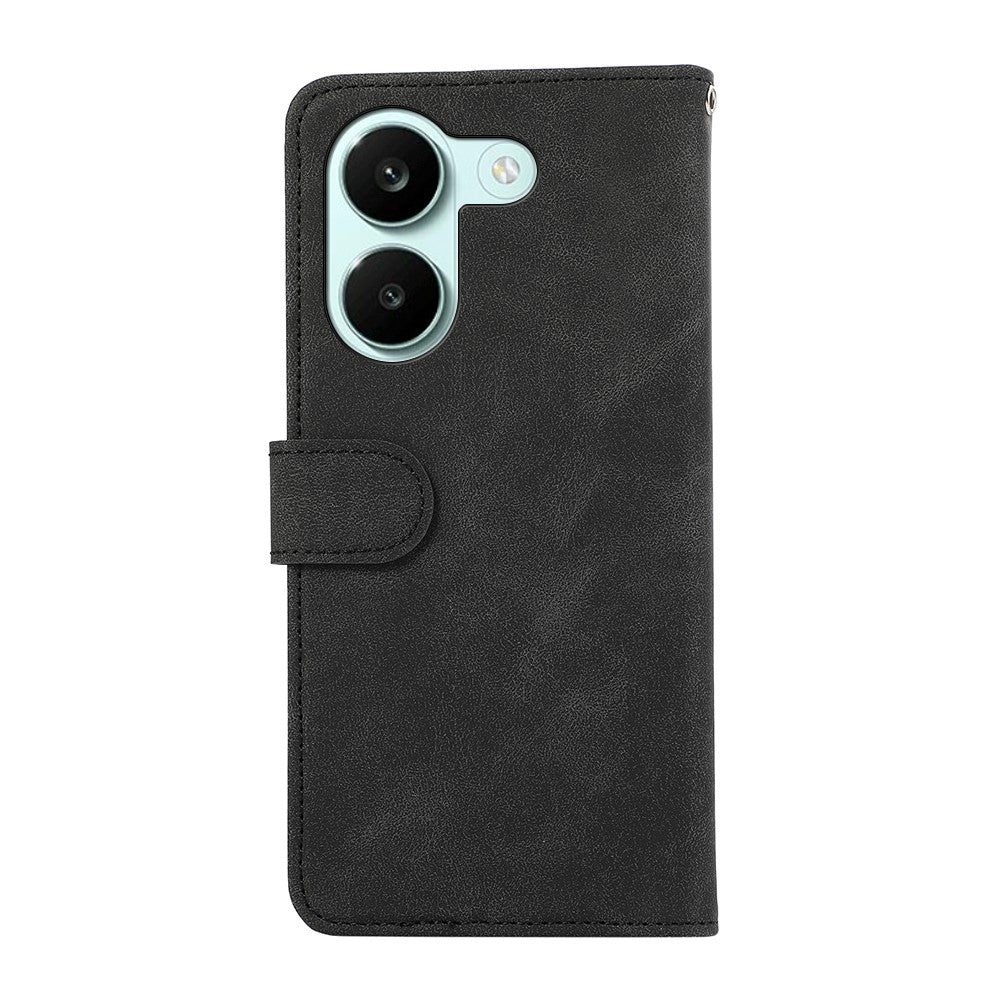 ABEEL For Xiaomi Poco X8 Pro 5G / Redmi Turbo 5 5G Case Color Splicing Leather Flip Phone Cover RFID Blocking