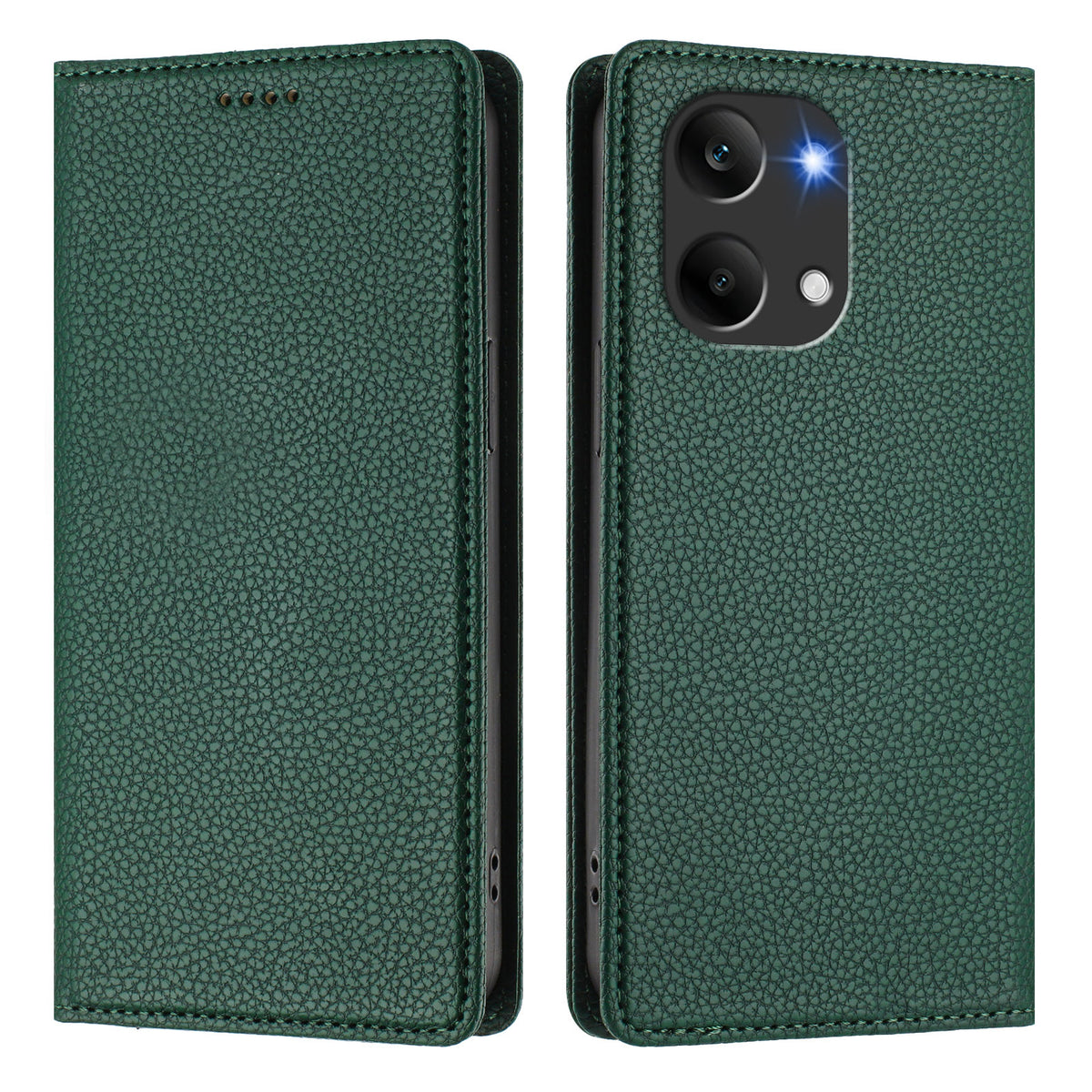 Xiaomi Poco X8 Pro Max 5G / Xiaomi Redmi Turbo 5 Max 5G Plånboksfodral RFID-blockerande Litchitexturerat läderfodral